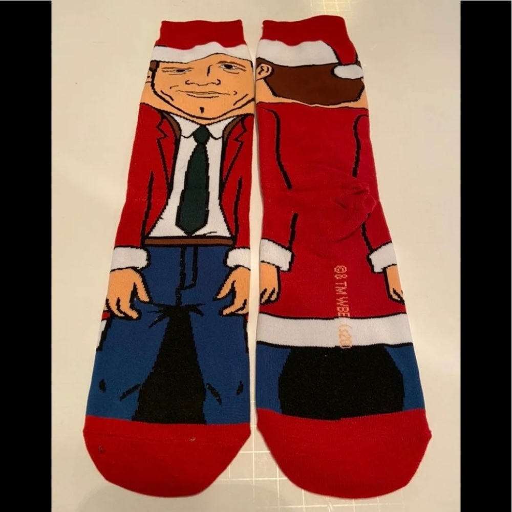 Clark Griswold Christmas Vacation Crew Socks New